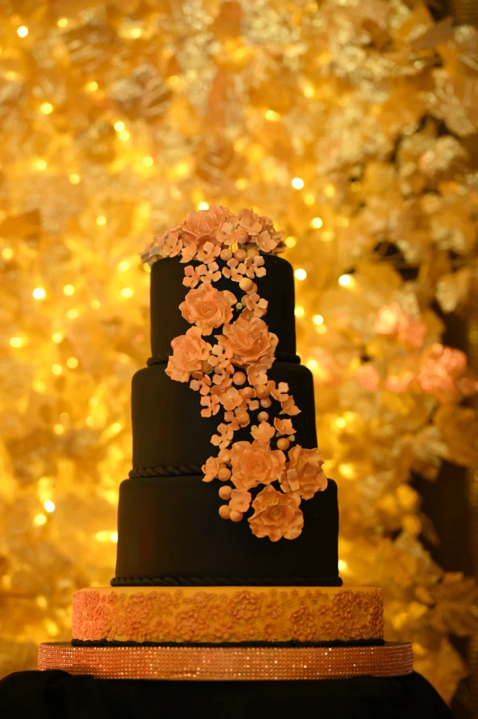 Harry and Jayce Wedding Cake at Wedding in Grand Hall Parang Beach Resort